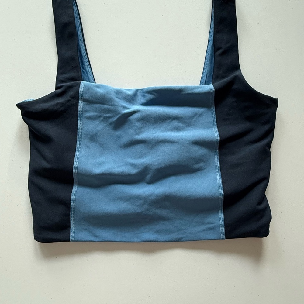 Abercrombie & Fitch Blue and Navy Sports Bra